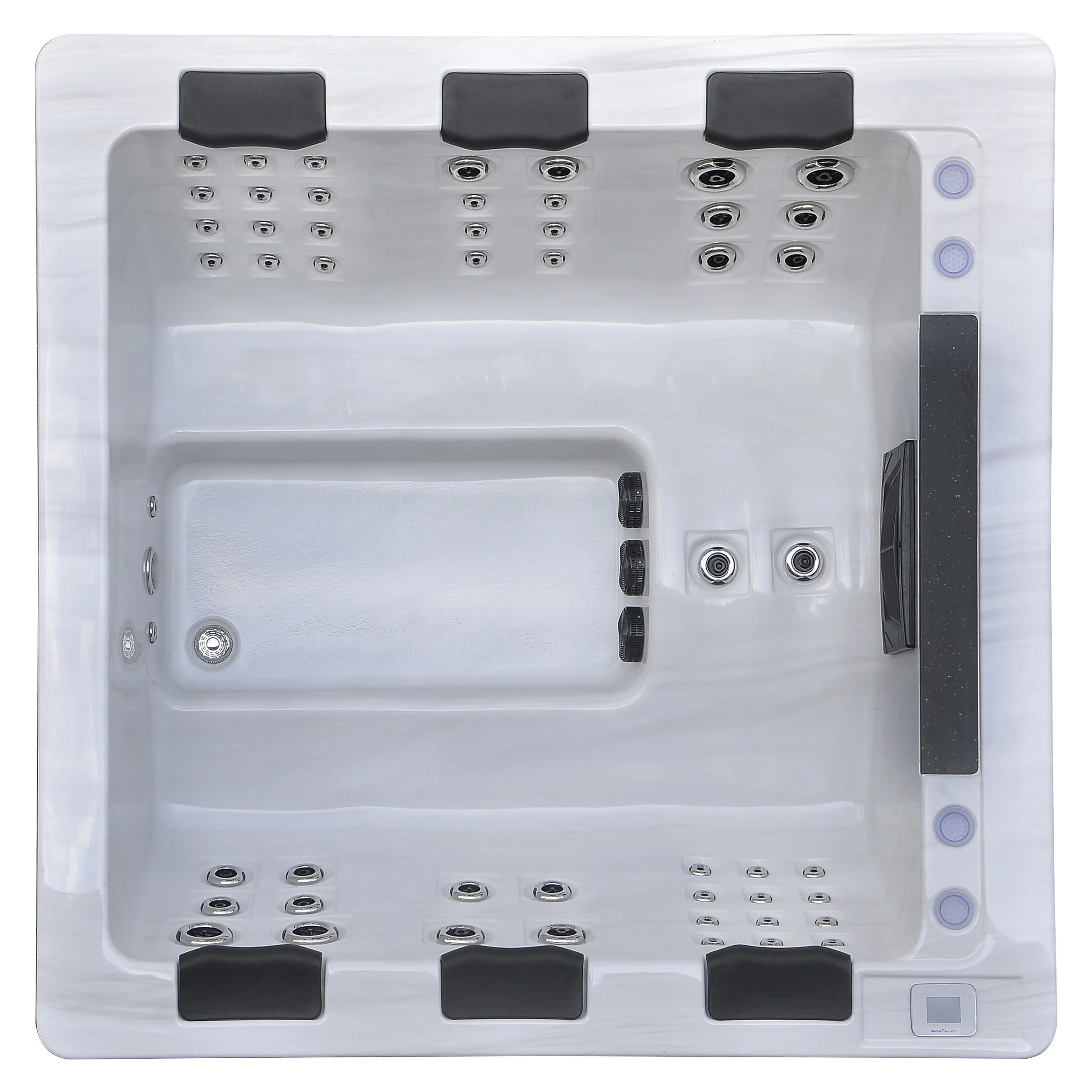 KingSton 6 people 1Meter Waterfall Aristech hot tub Whirlpool Bathtub(KTG-JCS-82A)