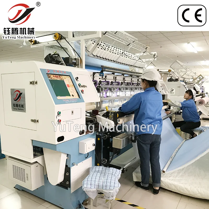
computerized lock stitch sewing quilting machine,Bed sheet making machine 