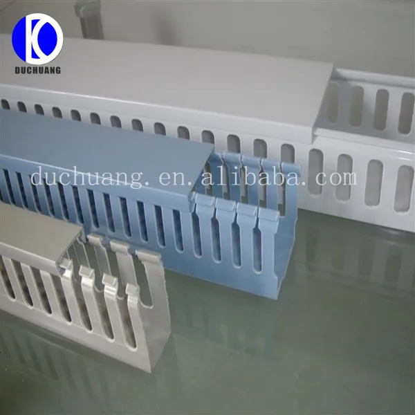 PVC Open Slot Wiring Cable Ducts
