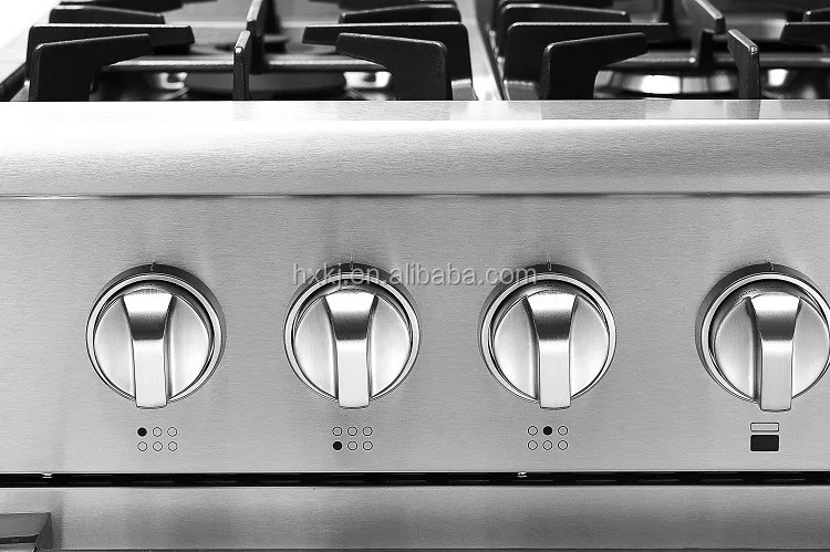 stainless steel high end mobile gas range