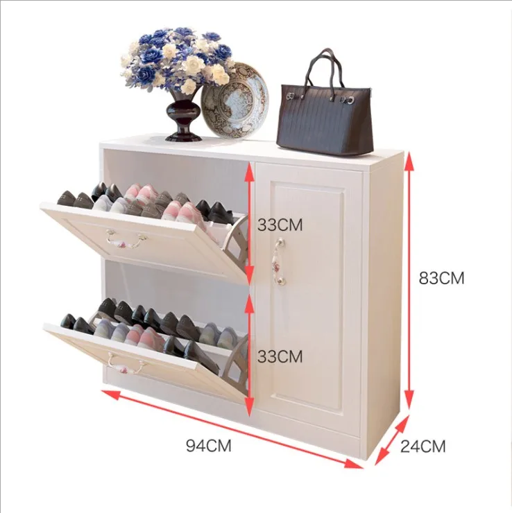 
Modern Simple Wooden Shoe rack Cabinet With Big Capacity for Living Room Furniture 