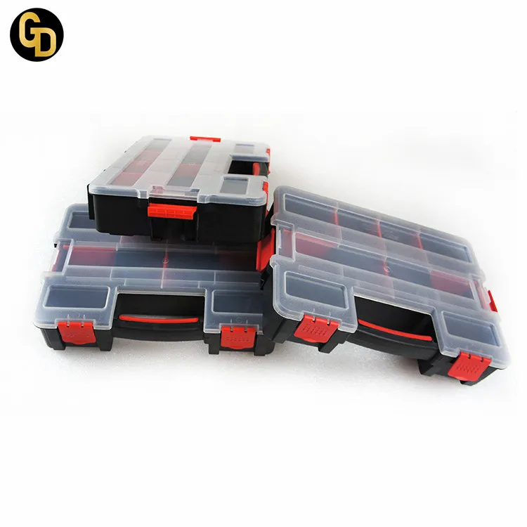 hot selling compartments tool box set plastic toolbox