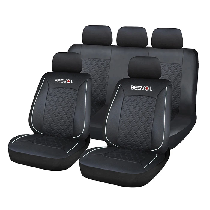 
Free Sample Universal Fit PVC Leather Car Seat Covers 