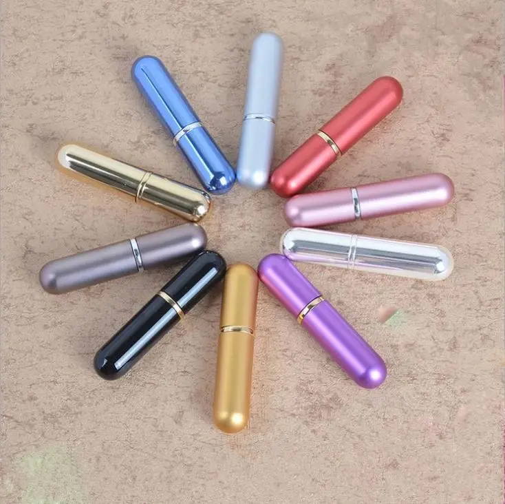 Ready To Ship High Quality 5Ml Perfume Bottle Pump Lady Mini Portable Atomizer Bottle Travel Refillable Perfume Spray
