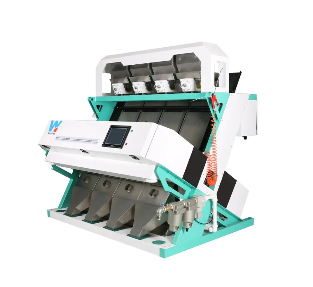 High Accuracy 4 chutes Lentil Color Sorter Machine