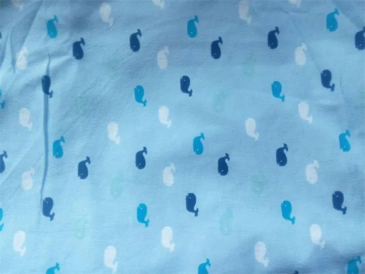 Фланелевая ткань из 100% органического хлопка для малышей