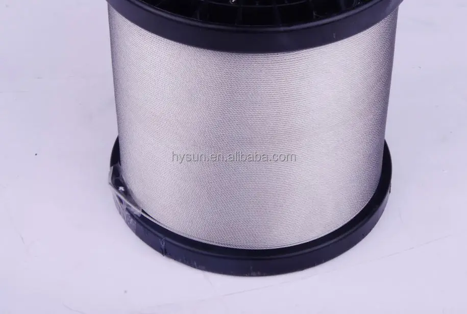 Fishing Rope / Extra-fine wire / 304 Stainless Steel Wire Rope for saltwater fishing