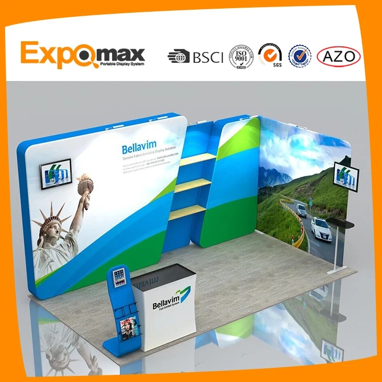 Professional special design 10x20 conference exhibition trade show booth design displays
