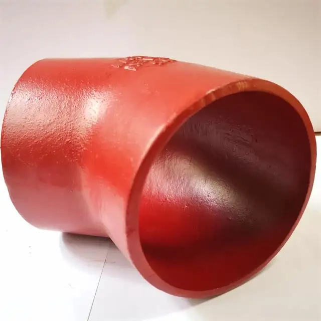 
Used for sewer drainage system of buildings Epoxy Pipe cast iron pipe fittings EN877 SML pipes 45deg bend 