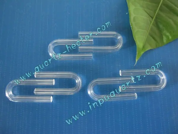 Small U Shaped quartz glass tube for molten steel temperature testing