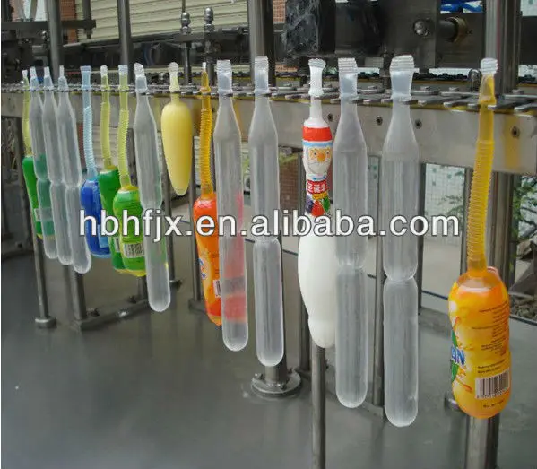 ice pop with plastic tube filling packing for jelly juice sealing machine