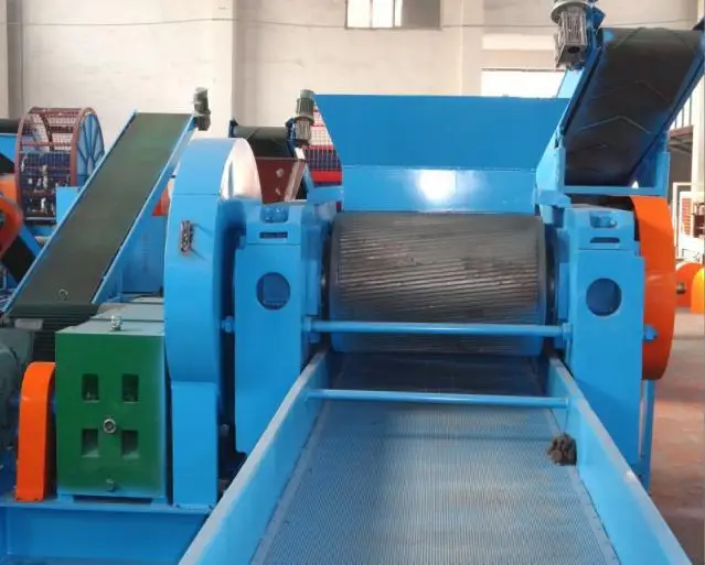 Small size tire crusher machine/waste tire recycling machine