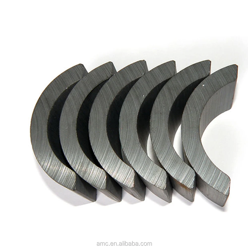 strong arc ferrite segment for magnetic generator free energy
