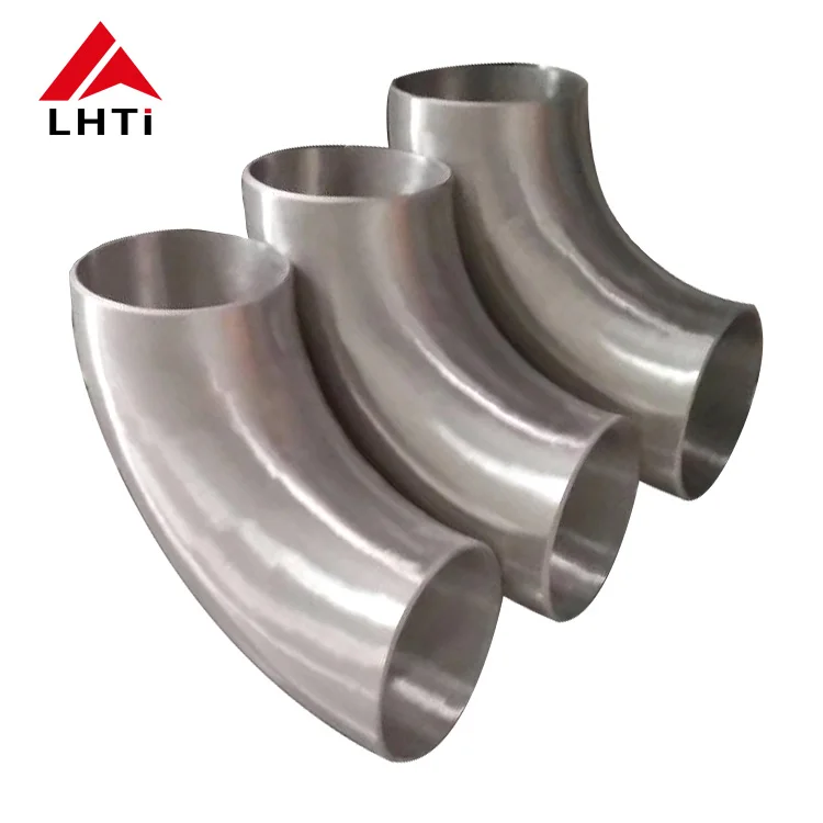 Pipe Elbow Mandrel Bends Titanium Exhaust 90 Degree Seamless, Welded Lh-lap Joint Welding Equal 5 Pcs Titanium Eblow Round