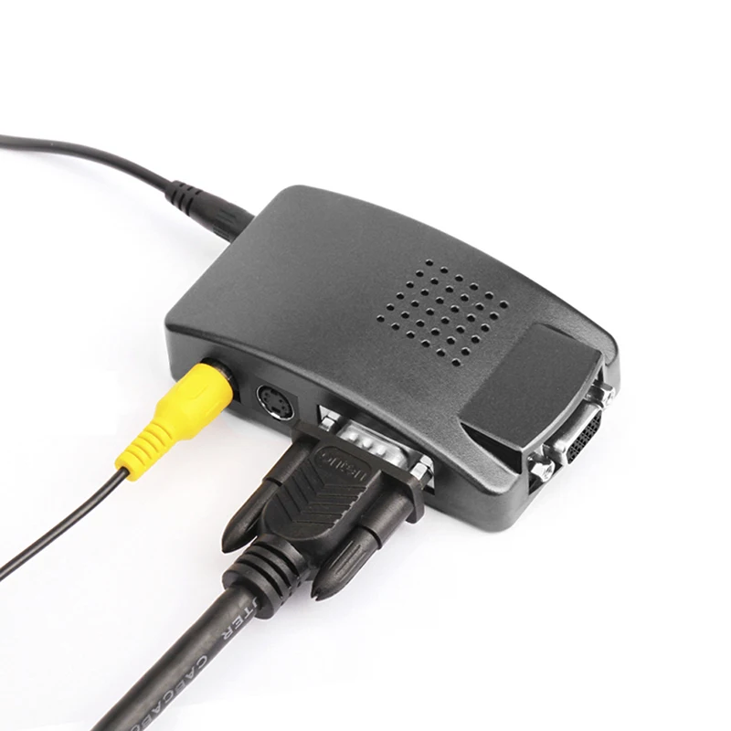Xfanic V124 1080p Vga To Sv Av Converter Box Vga To Av Converter Audio Video Converter