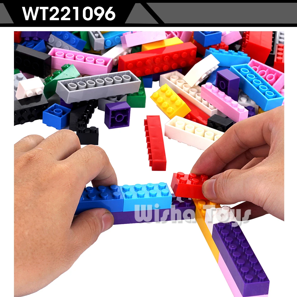 Plastic ABS bulk building bricks compatible with legos blocks base plate and building toys