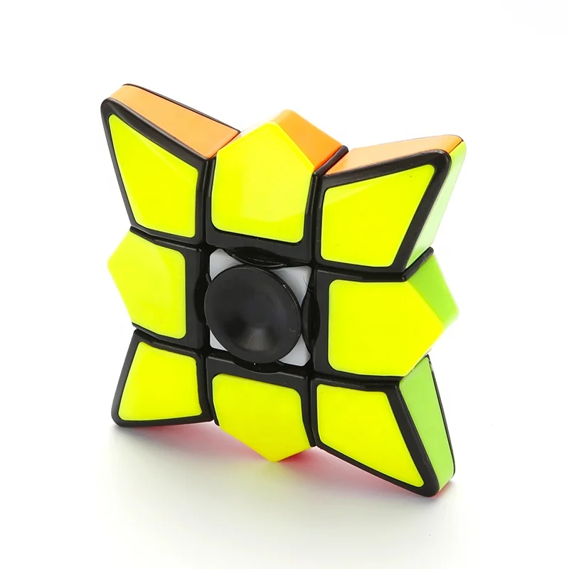7x7x1.5cm high speed spinner cube for anti stress game