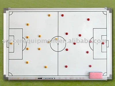 White Magnetic Tactic Board #T6090 - Soccer Accessories, Soccer Equipment, Soccer, Coaching Equipment