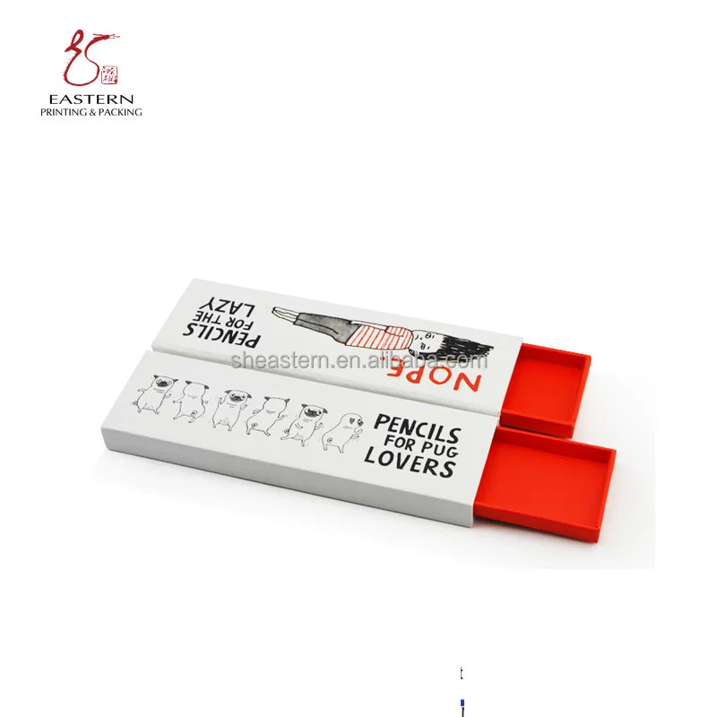 Custom Elegant Pencil Case Paper Gift Box Packaging