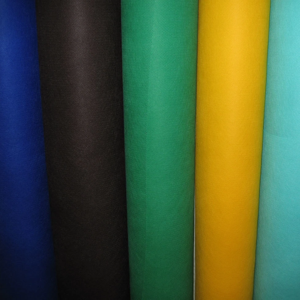 BSCI factory price colorful pp spunbonded polypropylene nonwoven fabric