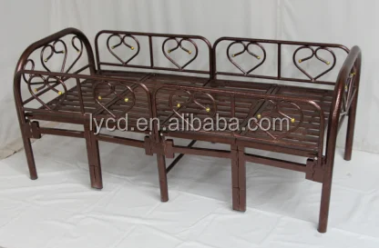Metal Material cheap iron General Use hotel rollaway folding single  beds for sale