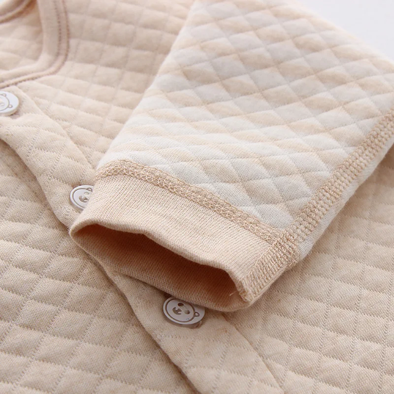 baby wear 100% organic cotton winter baby rompers