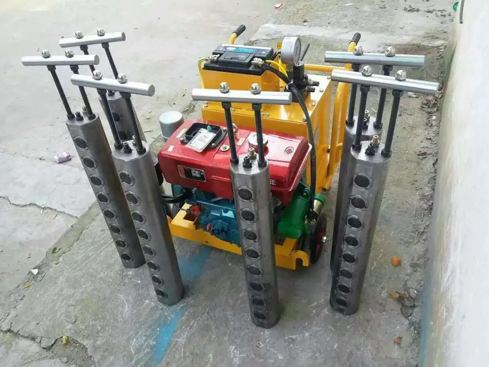 Darda powerful hydraulic 220v stone splitter  and 42mm Plunger splitting machine