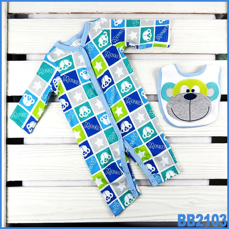 Одежда для новорожденных ползунки набор новый