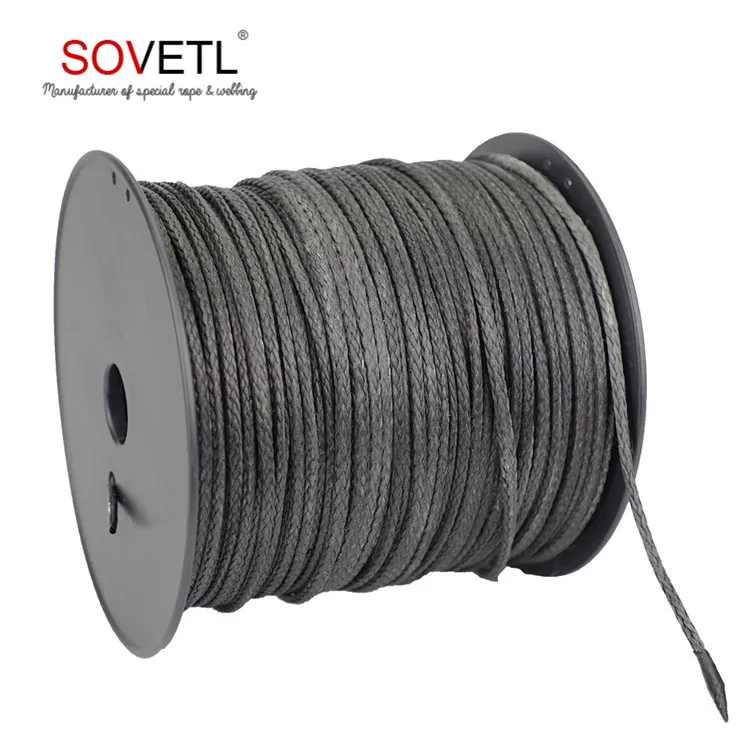
High load capacity ATV/UTV Application braided uhmwpe winch rope 