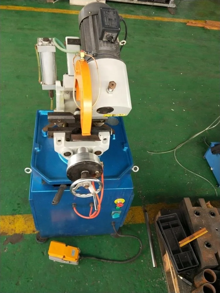 Fabrication cut-off round heavy duty bench ss ms pneumatic pipe cutting machines