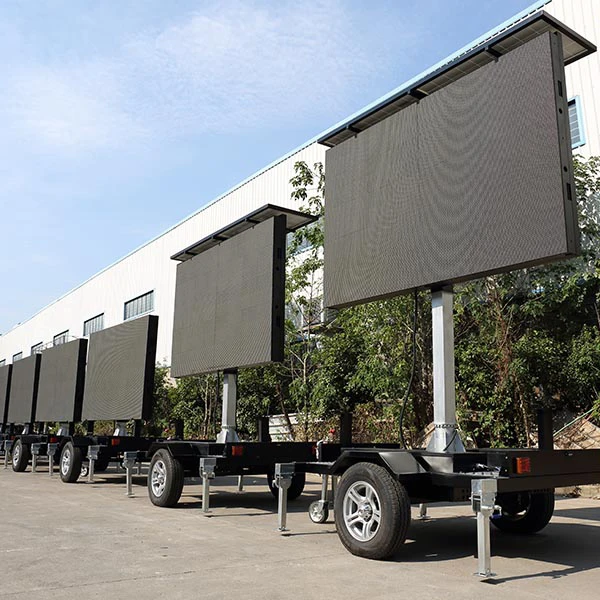 Full Color Commercial Advertising Outdoor Mobile Led Screen Trailer Advertising LED Display
