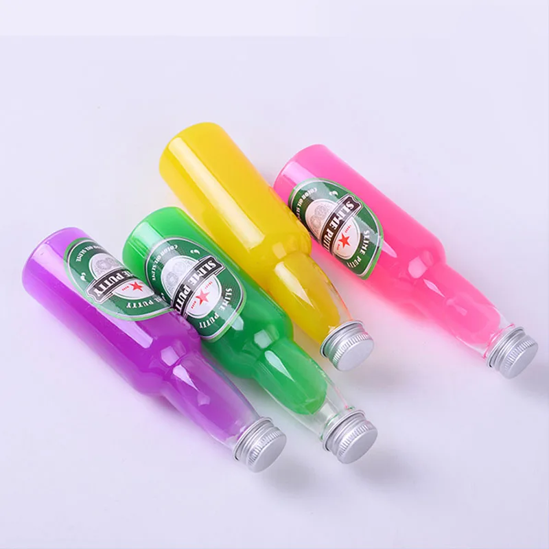 Manufacture China Newest toys for kids soft slime container Bubble diy toy Crystal slime