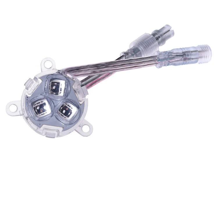 Пиксельная Светодиодная лампа ws2811 30 мм SMD 5050 RGB WS2811 IC водонепроницаемое напряжение IP67 постоянного тока светодиодный модуль источник света