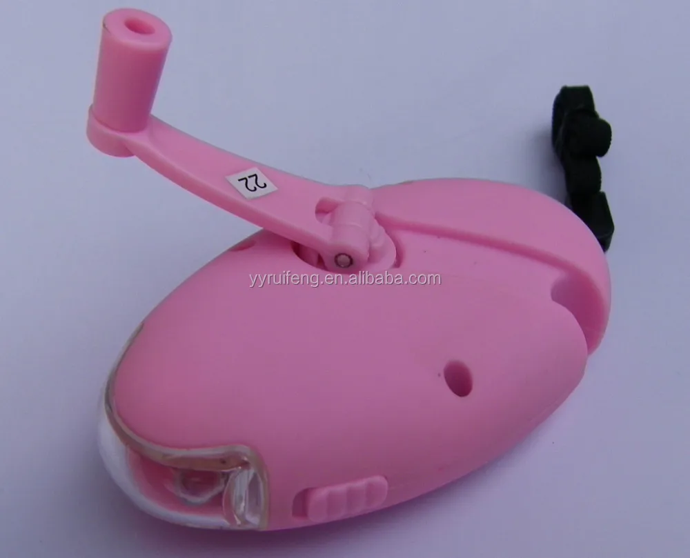 unique design mini led lighting gift hand crank led lamp mini Dynamo Led flashlight