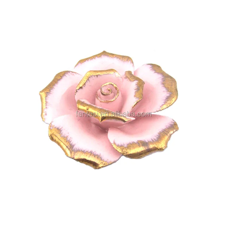 Decorative Luxury Handmade Porcelain Making Miniature Ceramic Flowers For Crafts