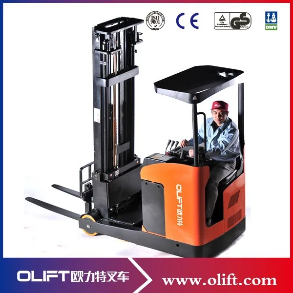 2016 Китай электрический вилочный погрузчик ручной штабелер 2 тонны 7.4 м Полный электрический достичь вилочный погрузчик