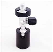 Professional C Type Aluminium Flash Shoe Bracket Umbrella Holder Flash Bracket Swivel Light Stand Mount Camera Flash Bracket