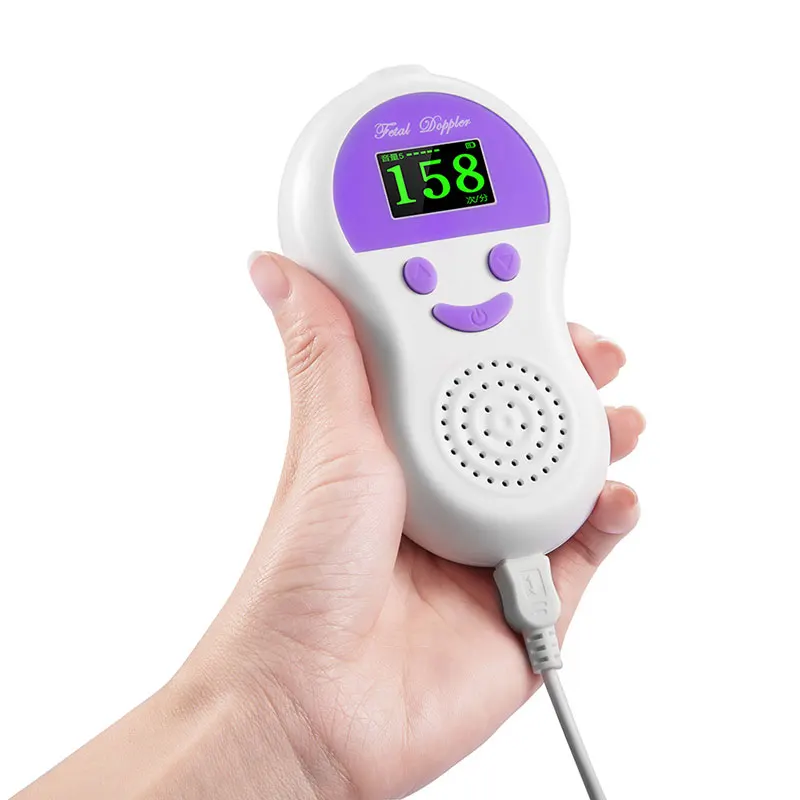 Горячая Распродажа LCD карманный фетальный допплер монитор сердечного ритма ребенка