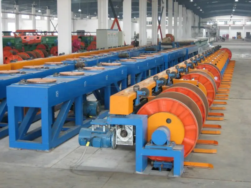 
Swing arm spool pay off units for steel wire galvanizing 