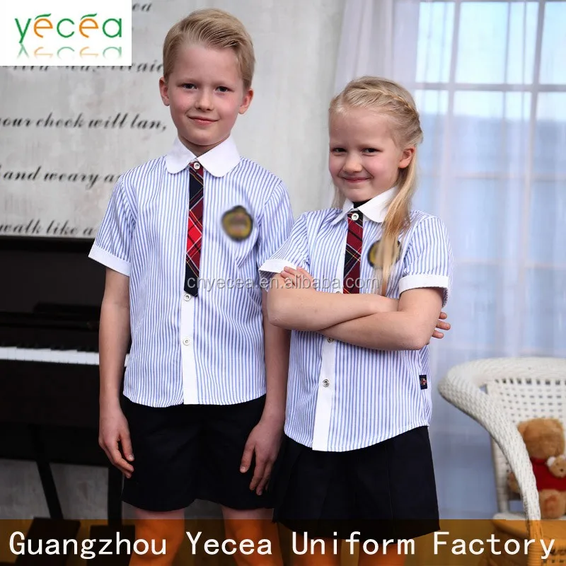 Hot selled high quality school uniform for primary students