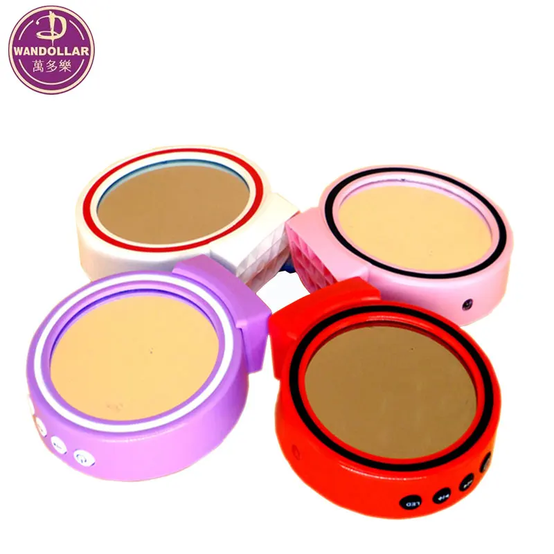 Led Makeup Vanity Mirror Flashing Light Lamp Bluetooth Speaker