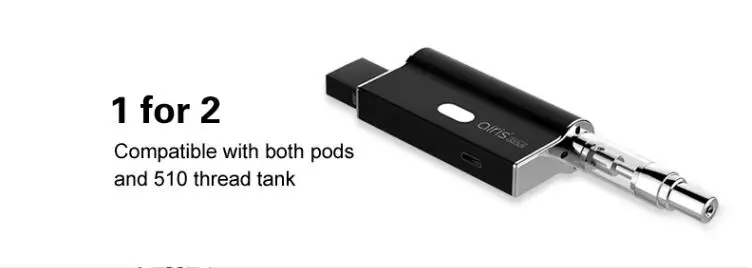 
The airistech newest pod system device and CBD battery 2 in 1 vape battery start kit Airis Janus for any pod vape and cbd 