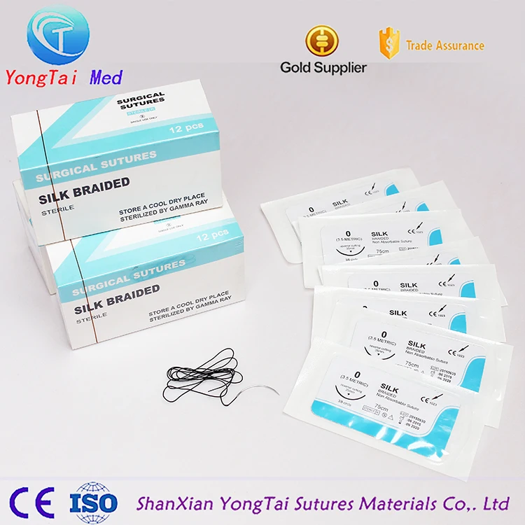 New design chromic catgut surgical surture,sterile stainless steel wire suture pack
