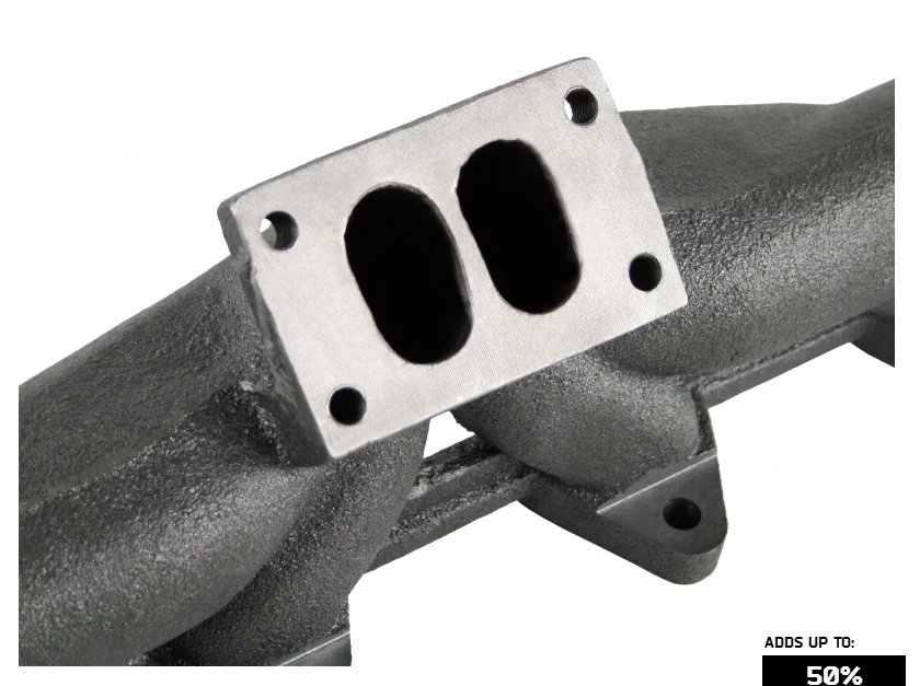 Iron casting exhaust manifold, good price turbo exhaust for vw