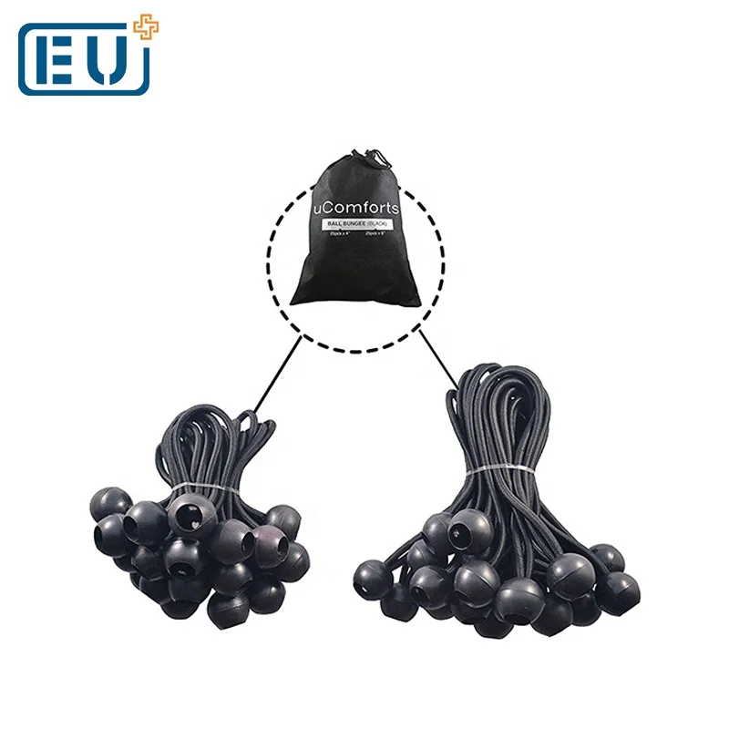 Wholesale Adjustable Elastic Bungee Straps Ball Ties Cord With Toggle Ball