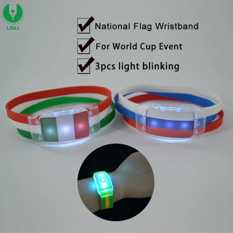 LED Light Bracelet Led Armbands Flashing Sports Wristband High Visibility Gear for Party LED Bracelet Light Up Bracelets
