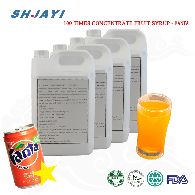 
2021 hot sale shanghai jianyin 50 times concentrated fanta syrup  (60080171187)