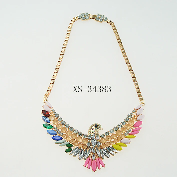 BSCI and AVON Certification factory Luxury elegant color rhinestone gemstone jewelry for women