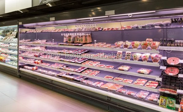 fresh meat led tube pink color T8 G13 aluminum and PC meat tube