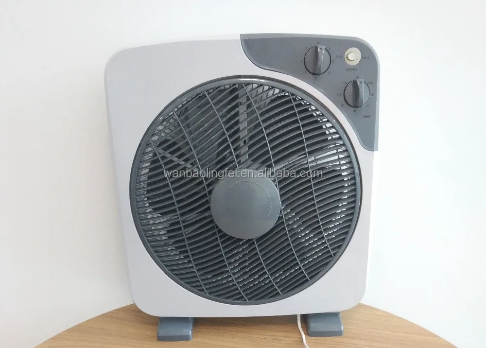 Household electric Wholesale portable 12 inch square box fan used in room